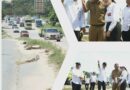 Amsakar dan Li Claudia Tinjau Pelaksanaan Pelebaran Jalan Dan Tim Pemko Batam.